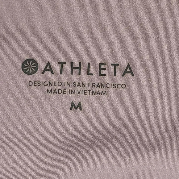Athleta Womens Elevation Colorblock 7/8 Tight Leggings Spring Night Medium - Picture 4 of 4